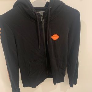 Harley Davidson vintage zip hoodie
